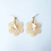 Earrings Butterfly Bloom Earrings – Silkscreened Clay & Gold Charms