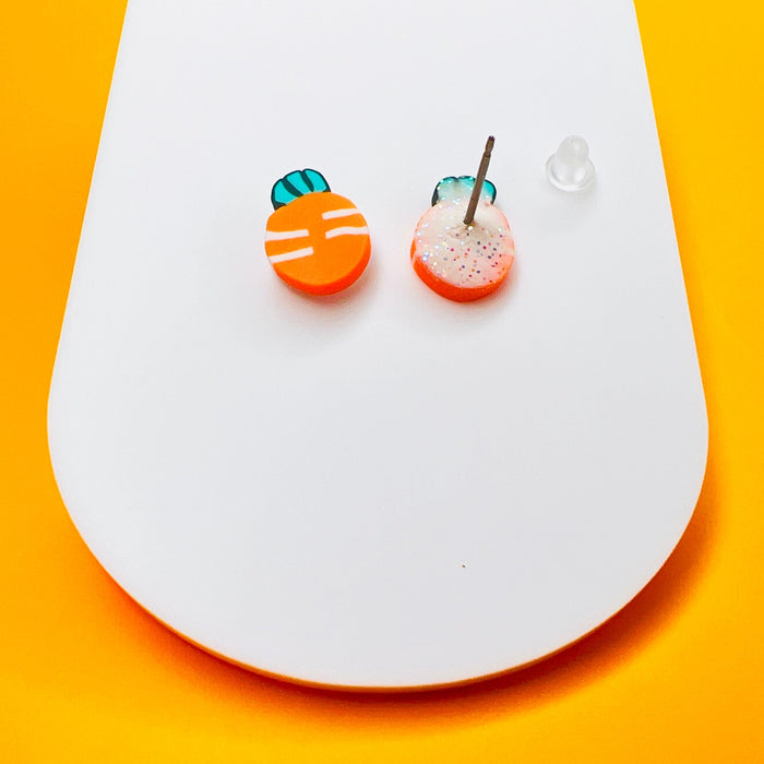 Earrings Titanium Carrot Stud Earrings – Titanium or Plastic Posts