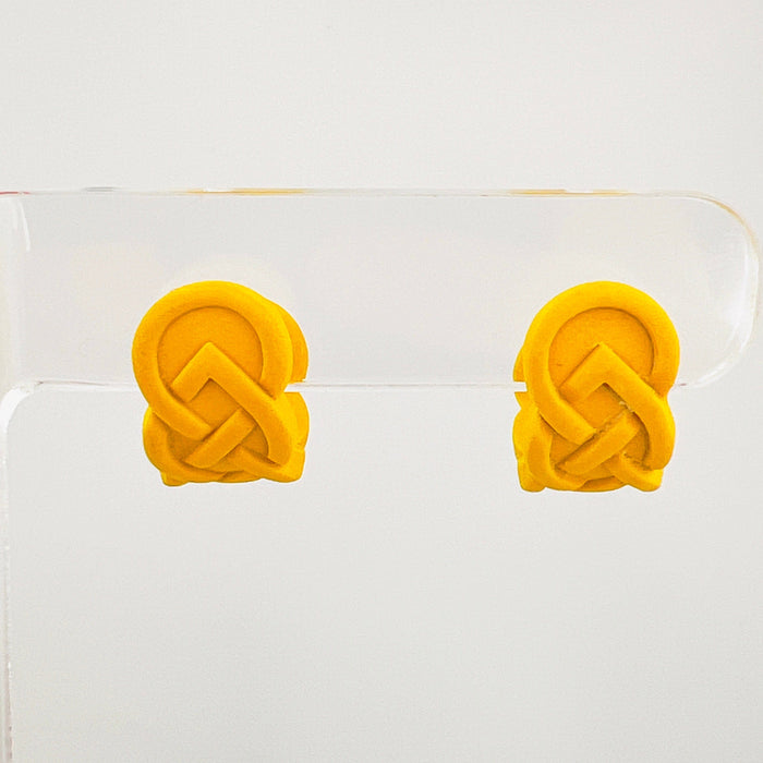 Earrings Celtic Knot Mini Hoops (Huggies)