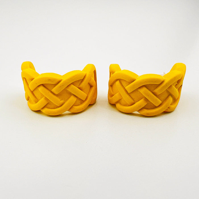 Earrings Celtic Knot Mini Hoops (Huggies)