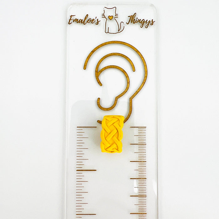 Earrings Celtic Knot Mini Hoops (Huggies)
