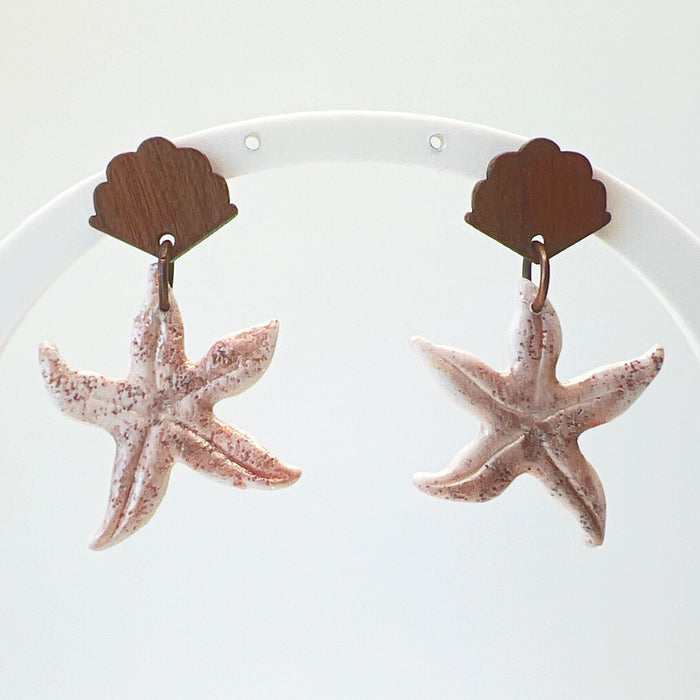 Earrings Coastal Starfish Dangle Earrings