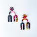 Earrings Color Cascade Earrings – Funky Clay Arches