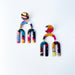 Earrings Color Cascade Earrings – Funky Clay Arches