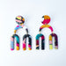 Earrings Color Cascade Earrings – Funky Clay Arches