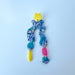 Earrings Color Pop Squiggle Dangle Earrings –Funky Polymer Clay