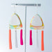 Earrings Colorful Retro Triangle Dangle Earrings