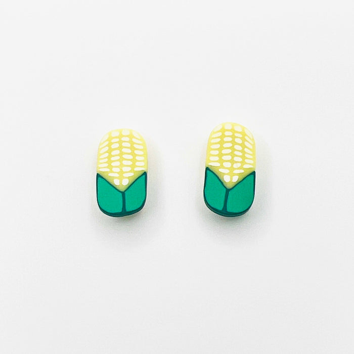 Earrings Corn Stud Earrings – Titanium or Plastic Posts