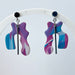 Earrings Cotton Candy Abstract Squiggle Earrings
