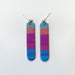 Earrings Cotton Candy Stripe Bar Earrings
