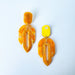 Earrings Golden Glitter Geometric Earrings