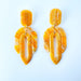 Earrings Golden Glitter Geometric Earrings