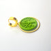 Earrings Green Tree of Life Circle Earrings