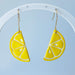 Earrings Lemon Slice Dangle Earrings