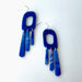Earrings Midnight Galaxy Drop Earrings – Handmade Polymer Clay