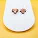 Earrings Plastic Monkey Stud Earrings – Titanium or Plastic Posts