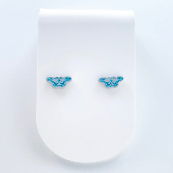 Earrings Moth Stud Earrings