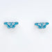Earrings Grey Celestial Moth Stud Earrings