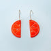 Earrings Orange Slice Dangle Earrings
