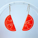 Earrings Orange Slice Dangle Earrings