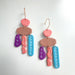 Earrings Coral | Sand | Blue | Purple Own Your Awkward Earrings – Emaloe’s Thingys | Clay Dangle Earrings