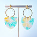 Earrings Pastel Butterfly Shield Earrings – Polymer Clay Dangles | Emaloe’s Thingys