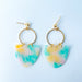 Earrings Pastel Butterfly Shield Earrings – Polymer Clay Dangles | Emaloe’s Thingys
