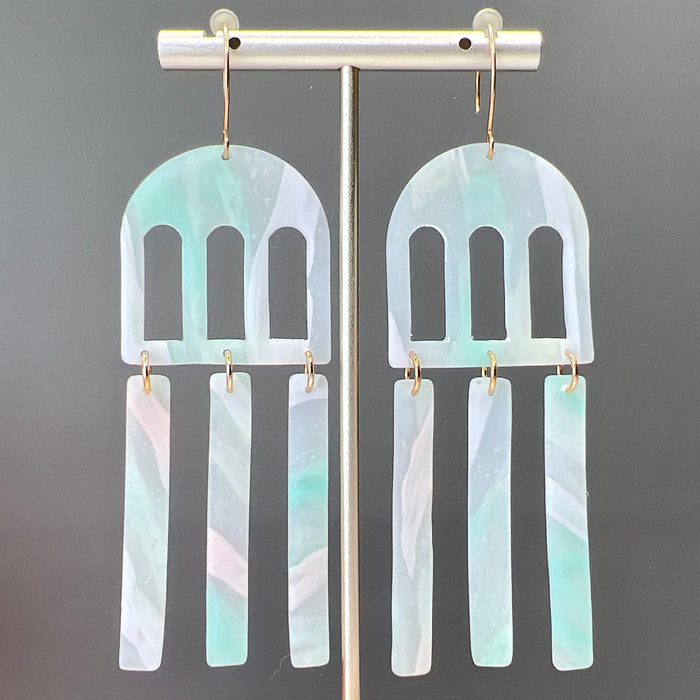 Earrings Pastel Prism Arch Dangle Earrings | Emaloe's Thingys
