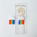 Earrings Rainbow Cloud Dangle Earrings - Polymer Clay & Titanium | Pride