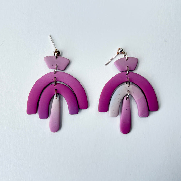 Earrings Retro Rainbow Arch Dangle Earrings | Emaloe's Thingys