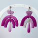 Earrings Cotton Candy Pop Retro Rainbow Arch Dangle Earrings | Emaloe's Thingys