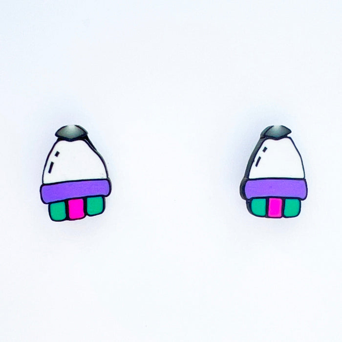 Earrings Rocket Ship Stud Earrings