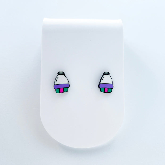 Earrings Rocket Ship Stud Earrings