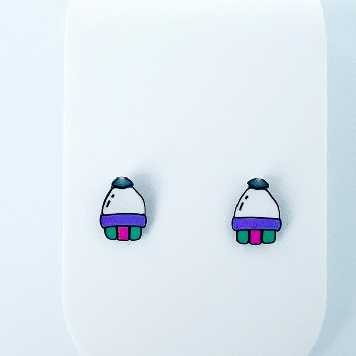 Earrings Rocket Ship Stud Earrings