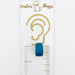 Earrings Scalloped Oval Mini Hoops (Huggies)