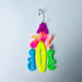 Earrings Stay Weird Neon Statement Earrings – Polymer Clay Earrings