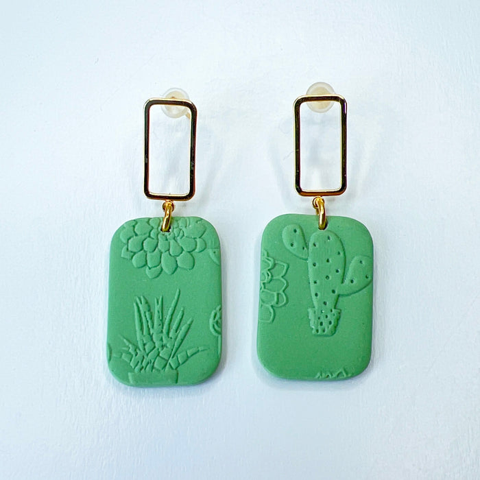 Earrings Succulent Garden Dangle Earrings