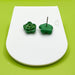 Earrings Succulent Stud Earrings - Titanium Posts