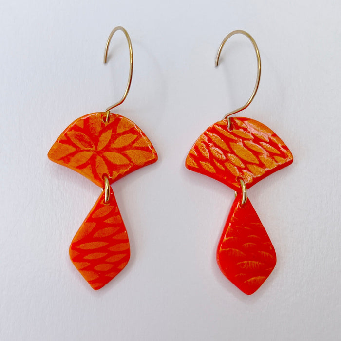 Earrings Sunburst Citrus Dangle Earrings