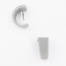 Earrings Grey Triangle Mini Hoops (Huggies)