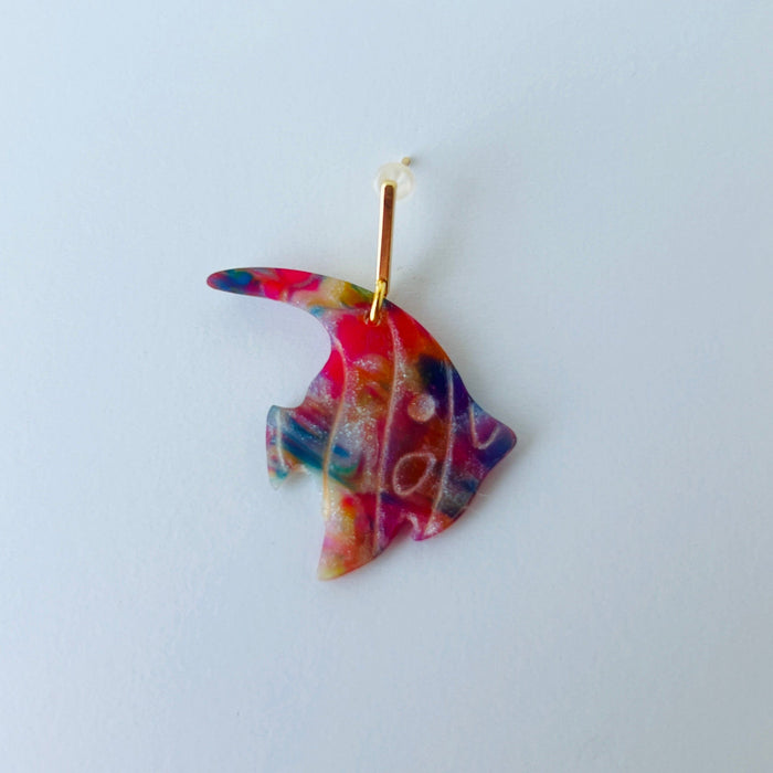 Earrings Tropical Fish Polymer Clay Earrings