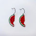 Earrings Watermelon Slice Dangle Earrings