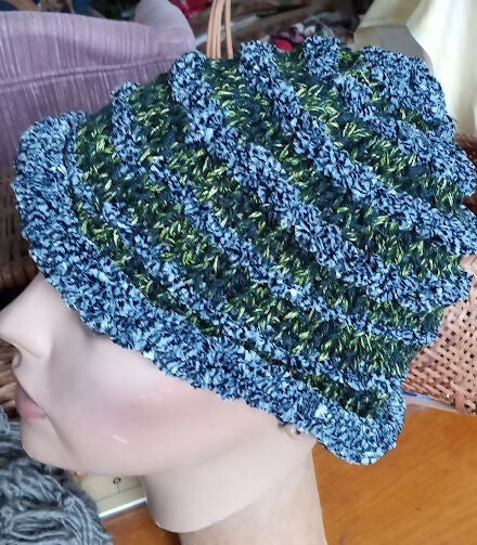 Striped Cotton Beanie