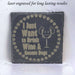 Engraved "Drink Wine, Rescue Dogs" Slate Coaster Sets - DogPound Creations