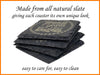 Engraved "Hold my Drink, Pet this Dog" Slate Coaster Sets - DogPound Creations