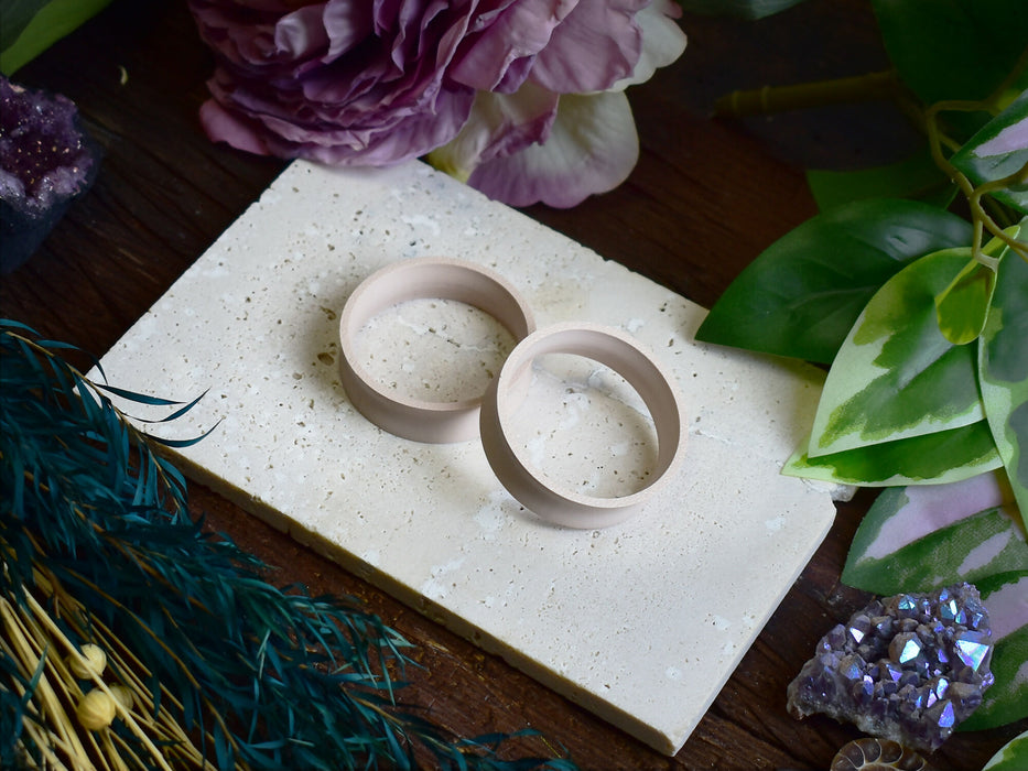 Ear Tunnels 10-100mm Army Beige | Pair | Ultra Light Thin-wall Ear Plugs | Gauge Earrings | Gauged Plugs