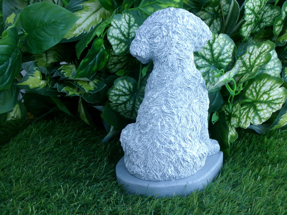 Cockapoo Concrete Statue 5x5.5x8.25" High