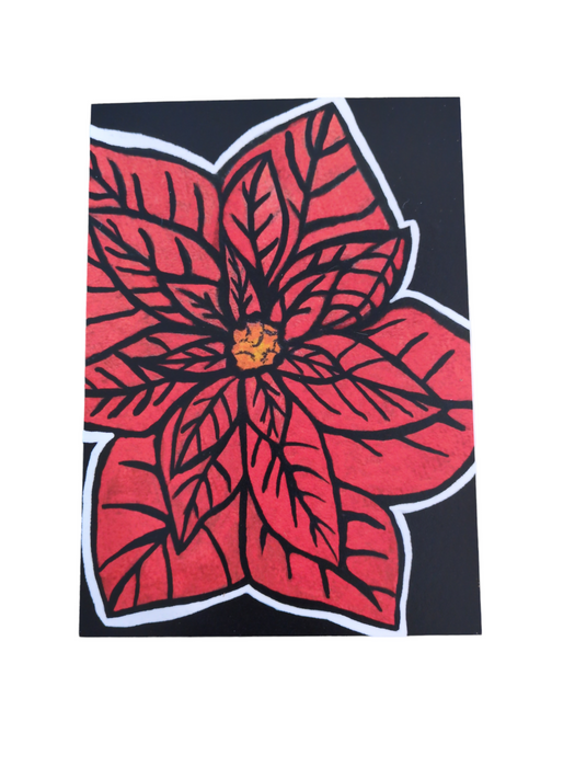 Poinsettia Print