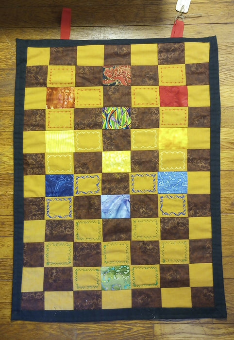 Kabbalah Quilt Squares Wall Hanging