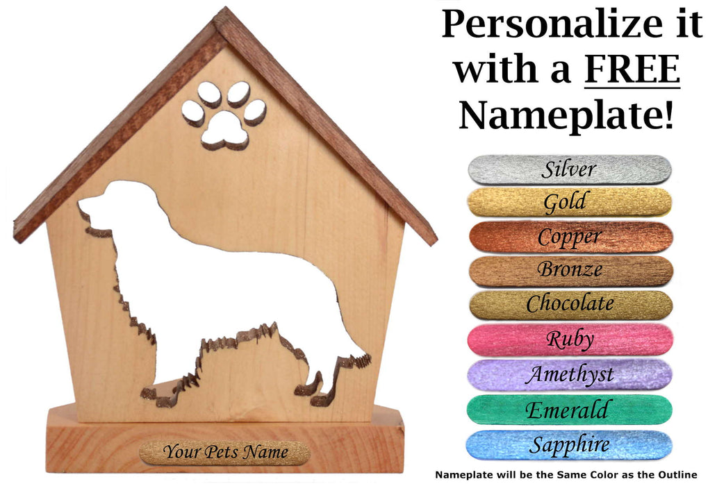 GOLDEN RETRIEVER Personalized Dog Memorial Gift | Doghouse LED Tealight - DogPound Creations